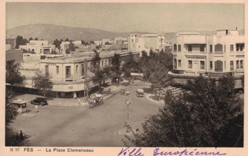 Fes-Place Clémenceau vers 1920.jpg
